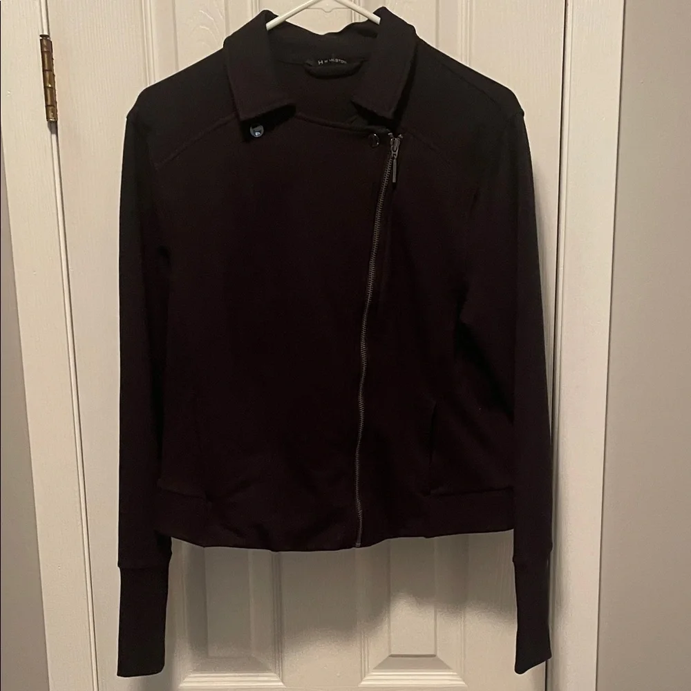 Ladies size 12 bomber jacket like new with pockets - Picture 1 of 6